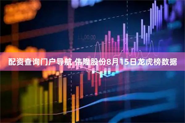 配资查询门户导航 伟隆股份8月15日龙虎榜数据