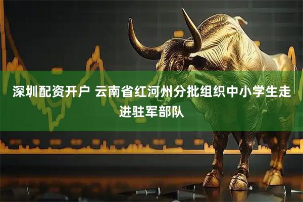 深圳配资开户 云南省红河州分批组织中小学生走进驻军部队