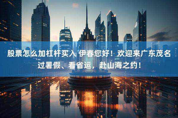 股票怎么加杠杆买入 伊春您好！欢迎来广东茂名过暑假、看省运，赴山海之约！